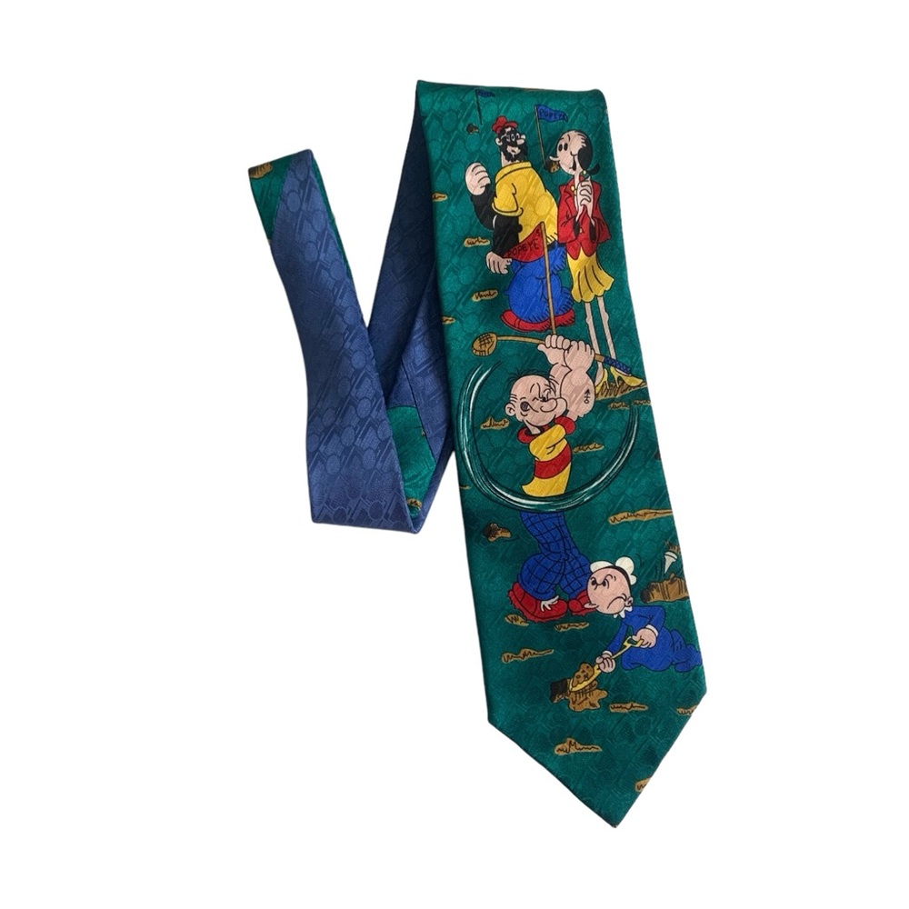 Vintage Popeye Silk Tie